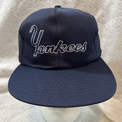 #ad New York Yankees Spellout MLB Baseball Snapback Adult Genuine UII Hat Cap READ