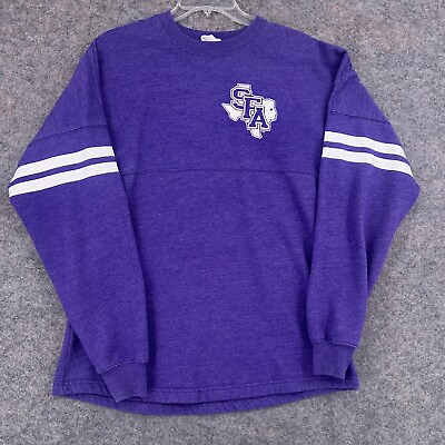 #ad Stephen F. Austin Lumberjacks Sweatshirt Mens Medium Purple College Football