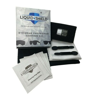 #ad Liquid Shield Eyewear Eye Glasses Lens Scratch Resistant Protective Coating Kit