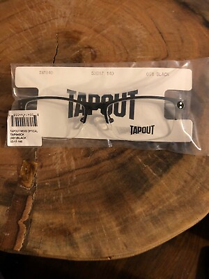 #ad Tapout Tap840ck Eyeglass Optical Frame Black 53 17 140 Brand New Free Shipping