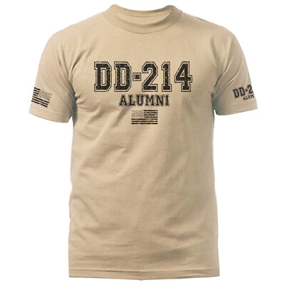 #ad DD214 Alumni Military Patriotic US Flag US Army Veteran Graphic T shirt