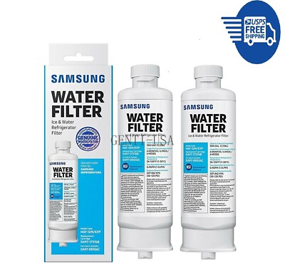 #ad 2 Pack Samsung DA97 17376B HAF QIN Refrigerator Water Filter DA97 08006C Sealed