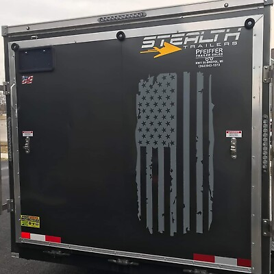 #ad Large American flag graphic. Trailer Truck. Any color