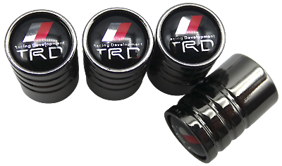 #ad 4x TRD Racing Development Tire Valve Stem Caps For Car Truck Universal Fitting