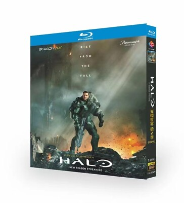 #ad Halo Season 2 2024 Blu ray TV Series BD 2 Discs All Region New Box Set