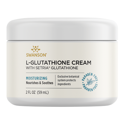 #ad Swanson L Glutathione Cream with Setria 2 fl oz Cream