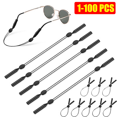 #ad Glasses Strap Neck Cord Sport Eyeglasses Band Sunglasses Rope String Holder Lot