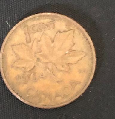 #ad Canada 1964 Small Cent Penny