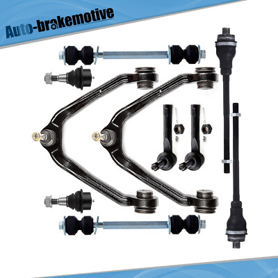 #ad 10pcs Ball Joints Front Suspension Kit For 2002 2005 06 Chevrolet Avalanche 1500