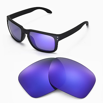 #ad New Walleva Polarized Purple Lenses For Oakley Holbrook $8.50