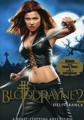 #ad BloodRayne 2 Deliverance DVD DISC amp; COVER ART ONLY NO CASE EXCELLENT CONDITION $3.75