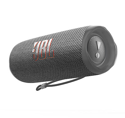 #ad JBL Flip 6 Gray Portable Bluetooth Speaker Open Box Damaged Factory Box