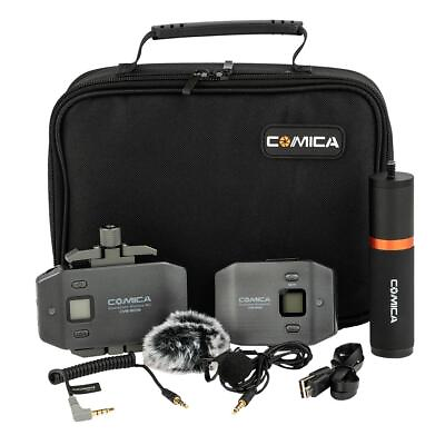 #ad Comica Comica CVM WS50B Wireless Lavalier Microphone Kit for Smartphones