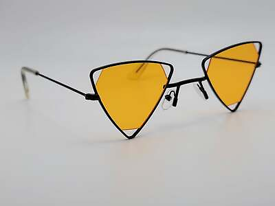 #ad Retro Triangle Cat Eye Sunglasses Cateye Vintage Sunglasses Steampunk $14.99