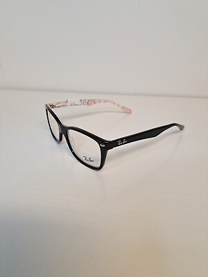 #ad Ray Ban RX5228 Unisex Designer Reading Glasses Black Crystal Red White Logo 53mm