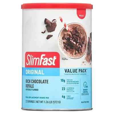 #ad Slim Fast Original Meal Replacement Shake Mix Rich Chocolate Royale 20.18 Oz