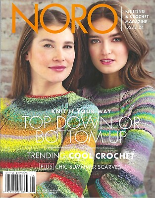 #ad Noro Magazine Issue #24 Spring Summer 2024 Knitting amp; Crochet Magazine