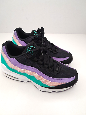 #ad Nike Air Max Have A Nike Day Boys Size 6Y Black Green Purple Teal C15645 001