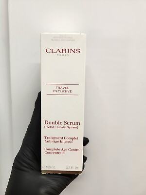 #ad Clarins Double Serum Age Control Concentrate 100ml 3.3 oz Next Day Ship From Us