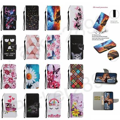 #ad Case for iPhone 13 12 11 Pro XR XS Max 8 7 SE2 Pattern Leather Wallet Flip Cover