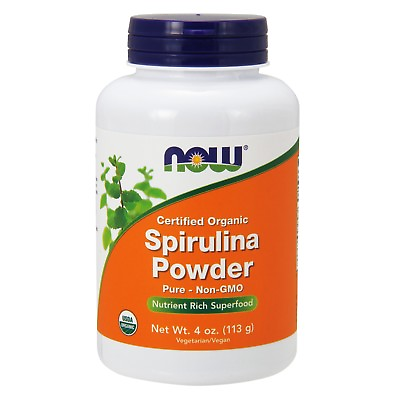 #ad NOW Foods Spirulina Powder Organic 4 oz. $9.99