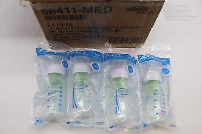 #ad Dr.Brown#x27;s Medical Zero Resistance Bottle System Preemie 4 oz 4 PACK