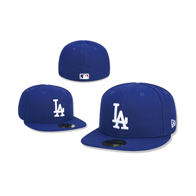 #ad NEW Men#x27;s Fitted Hat LA New Era Baseball Cap Fitted Cap Hat Wide Brim Hat Royal