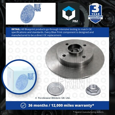 #ad 2x Brake Discs Pair Solid fits CITROEN DS3 THP VTi Rear 09 to 15 248mm Set New