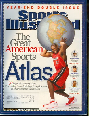 #ad 2004 Sports Illustrated: Shaquille O#x27;Neal Miami Heat Great American Sports Atlas