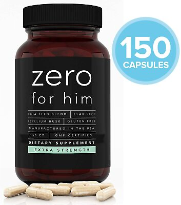 #ad Zero for Him Extra Strength Fiber Supplement for Men 150 Pure Supplement Pills
