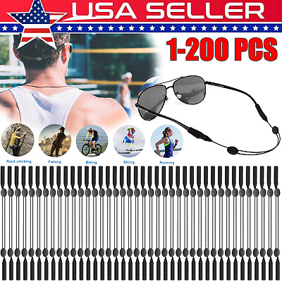 #ad Glasses Strap Neck Cord Sports Eyeglasses Band Sunglasses Rope String Holder Lot $103.77