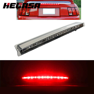 #ad Rear Smoke LED Third 3rd Brake Light Trunk Stop Lamp For 99 04 Ford Mustang $22.99