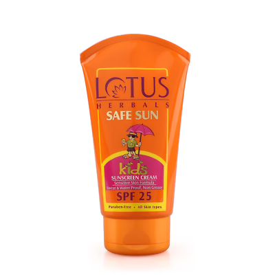 #ad Lotus Herbals Safe Sun Kids Sunscreen Cream SPF 25 50gm