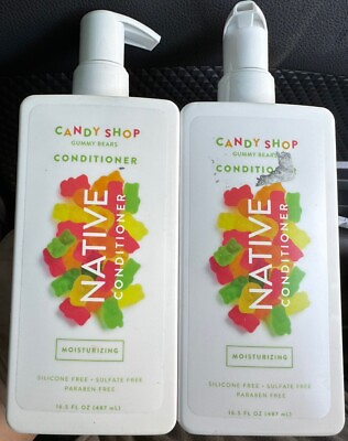 #ad Lot Of 2 Native Candy Shop Gummy Bears Moisturizing Conditioner 16.5 fl oz