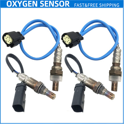 #ad 4Pcs Oxygen Sensor Upamp;Downstream For Ford Edge 2011 2014 Explorer 2011 2012 3.5L