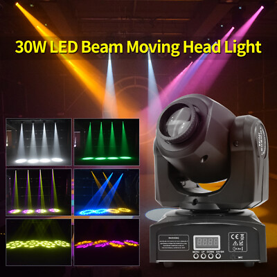 #ad DMX Gobo Spot Mini LED Beam Moving Head Light for Party Disco Club