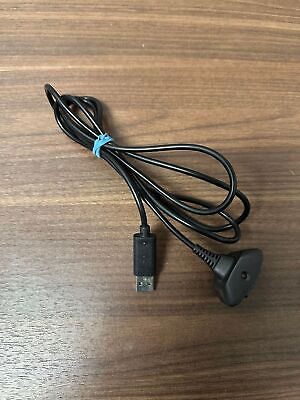 #ad Xbox 360 Generi4444c Play And Charge Cable Black Very Good 7E