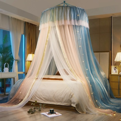 #ad Princess Mosquito Net Romantic Mosquito Net Thicken Yarn Bed ValanceAntimosquito