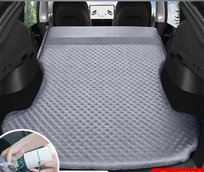 #ad Gray portable camping mattress air bed for Tesla model Y