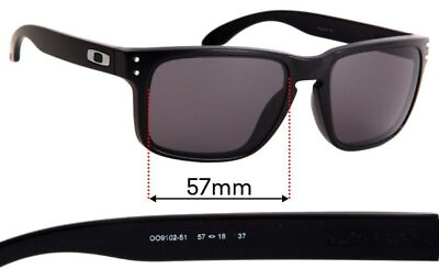 #ad SFx Replacement Sunglass Lenses Fits Oakley Holbrook Oo9102 57mm Wide