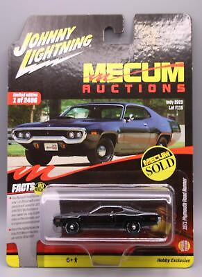 #ad JOHNNY LIGHTNING 1:64 MECUM AUCTIONS HOBBY EXCLUSIVE 1971 ROAD RUNNER 1 OF 2496