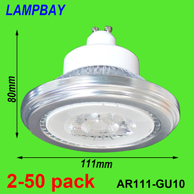 #ad LED AR111 Bulb 10W 15W GU10 G53 Dimmable Downlight QR111 ES111 Lamp 110V 220V $187.15