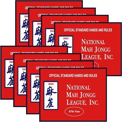 #ad Mah Jongg League 2024 Large Size Card Mahjong Cards Standard Hands and Rules