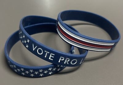#ad VOTE PRO LIFE Bracelet Pro Life Awareness Bracelet Pack of 50
