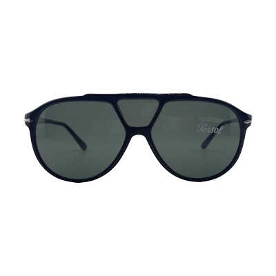 #ad Persol PO3217S 95 31 Black Aviator Sunglasses 59mm 14mm 145mm