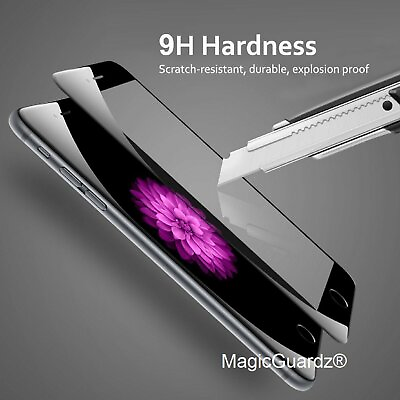 #ad Full Coverage Tempered Glass Screen Protector For iPhone 6 7 8 Plus X Xs Max XR