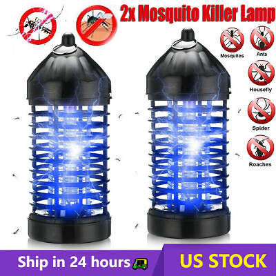 #ad Electric Mosquito Fly Bug Insect Zapper Killer Trap Pest Control Outdoor Indoor