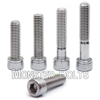 #ad M6 Stainless Steel Socket Head Cap Screws A2 18 8 Metric DIN 912 1.0 Coarse