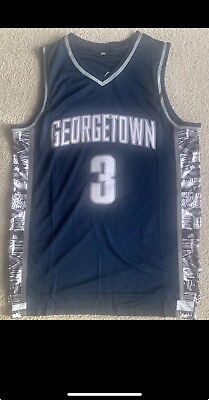 #ad NWOT Georgetown University NCAA Allen Iverson Jersey Small #3 76ers Sixers Hoyas