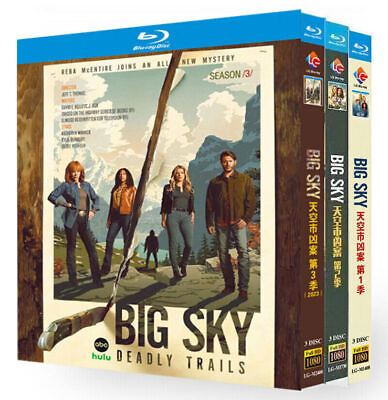 #ad Big Sky Season 1 3 Blu ray BD 9 Discs TV Series English All Region Subtitle